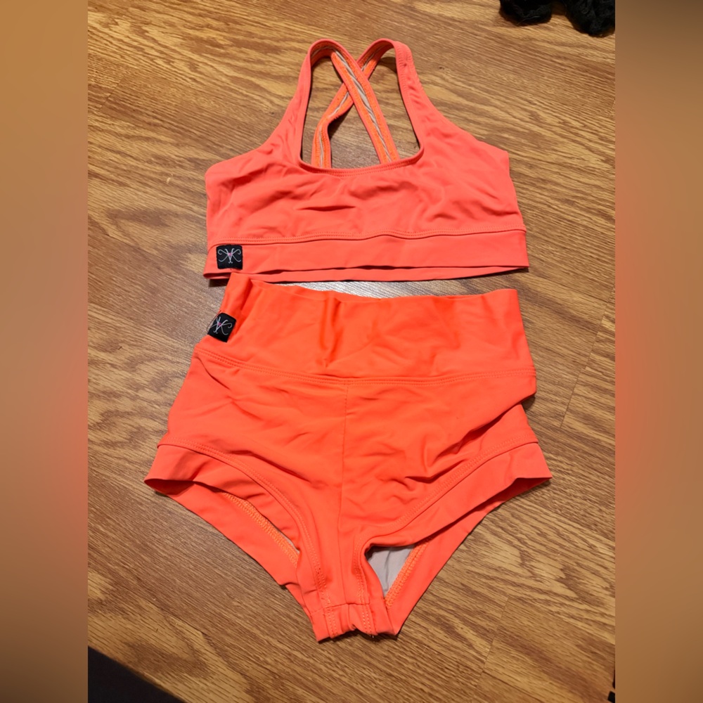 Bright Orange Athletic Set